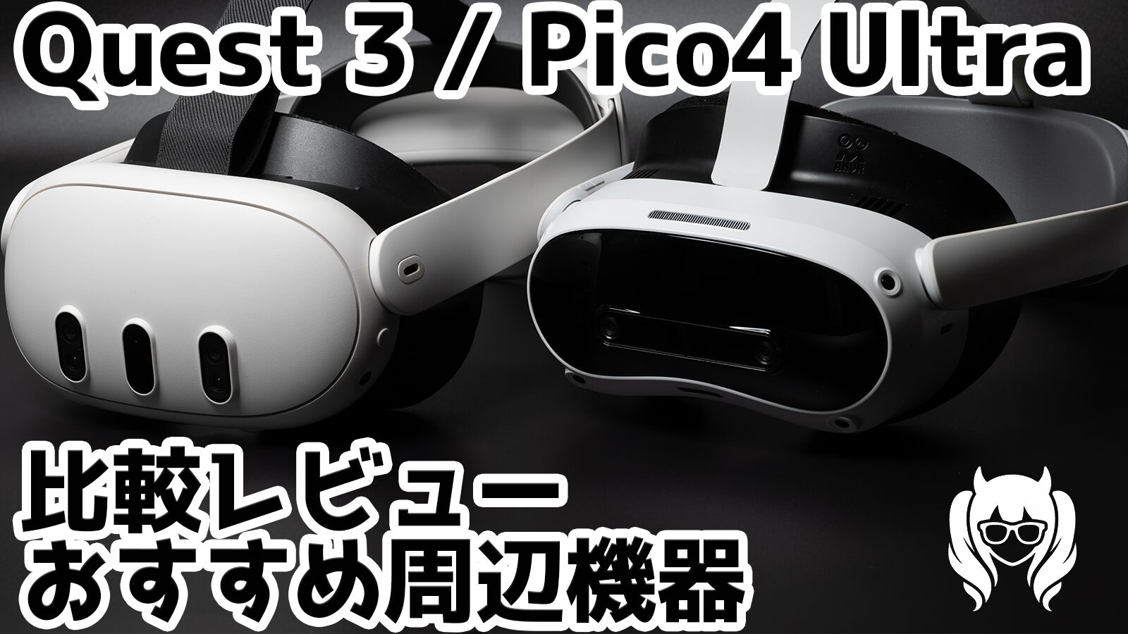 Pico4 Ultra /Quest3 継続利用簡易レビュー＆お勧め周辺アイテム (PCVR